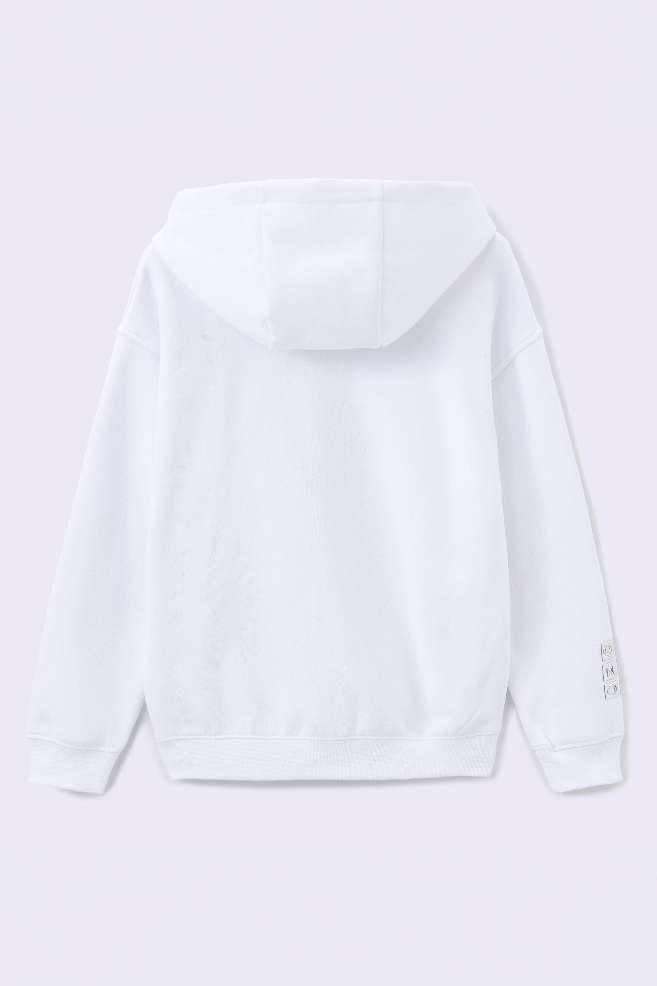 MotionCloud Fleece Zip Hoodie - Brilliant White