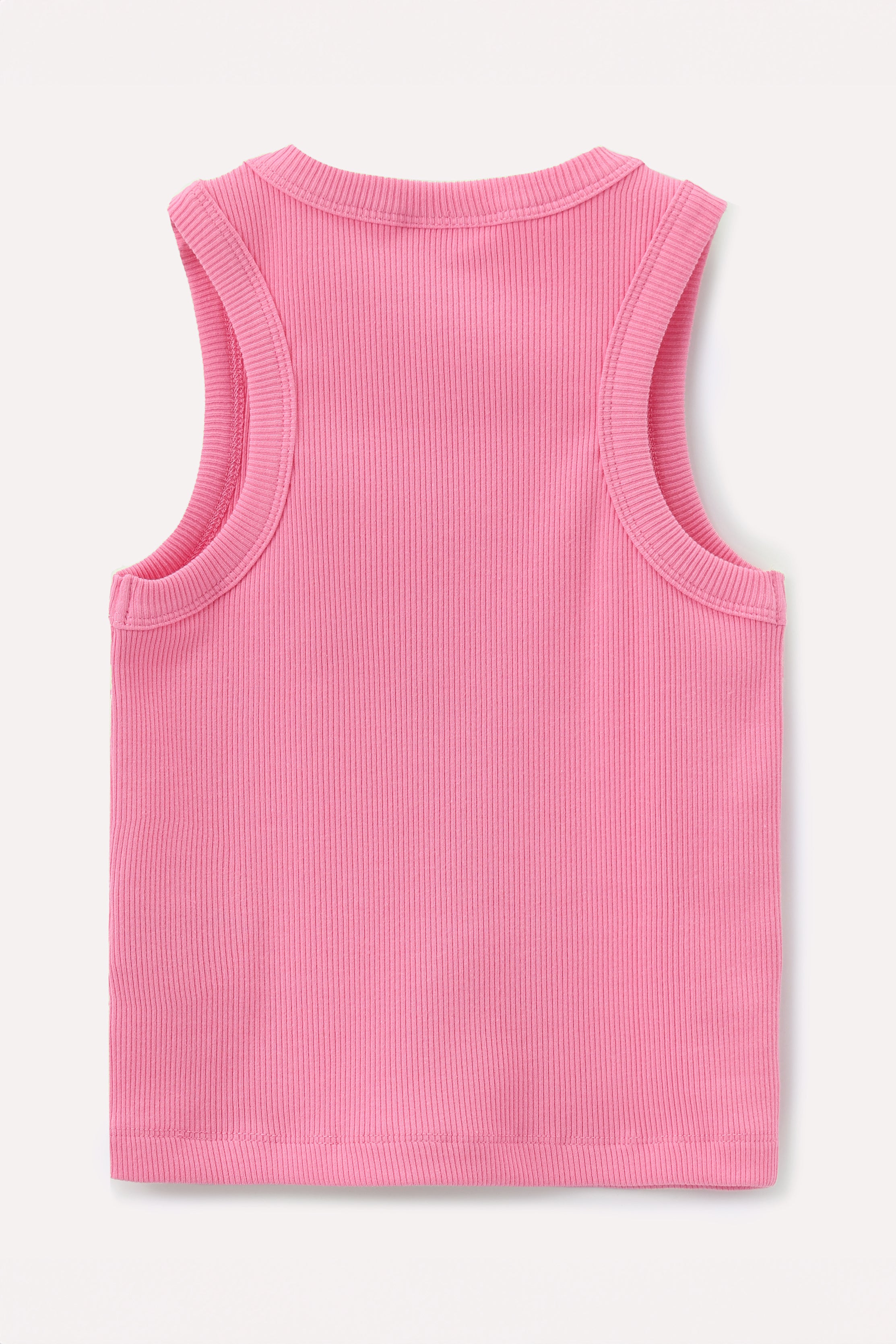 Bubblegum Pink Quokka Ribbed Tank