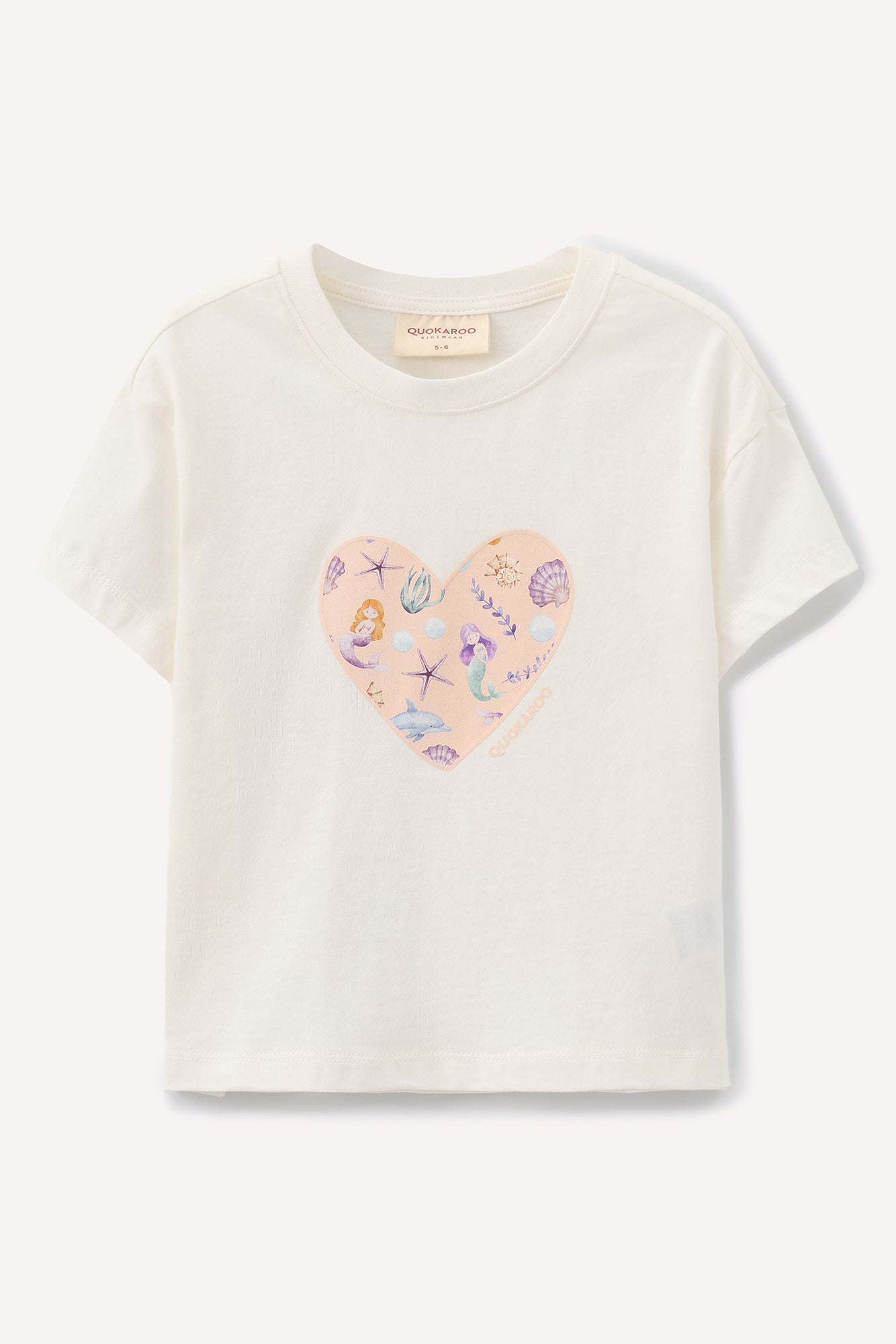 Mermaid Dreams Organic Cotton Cropped Tee