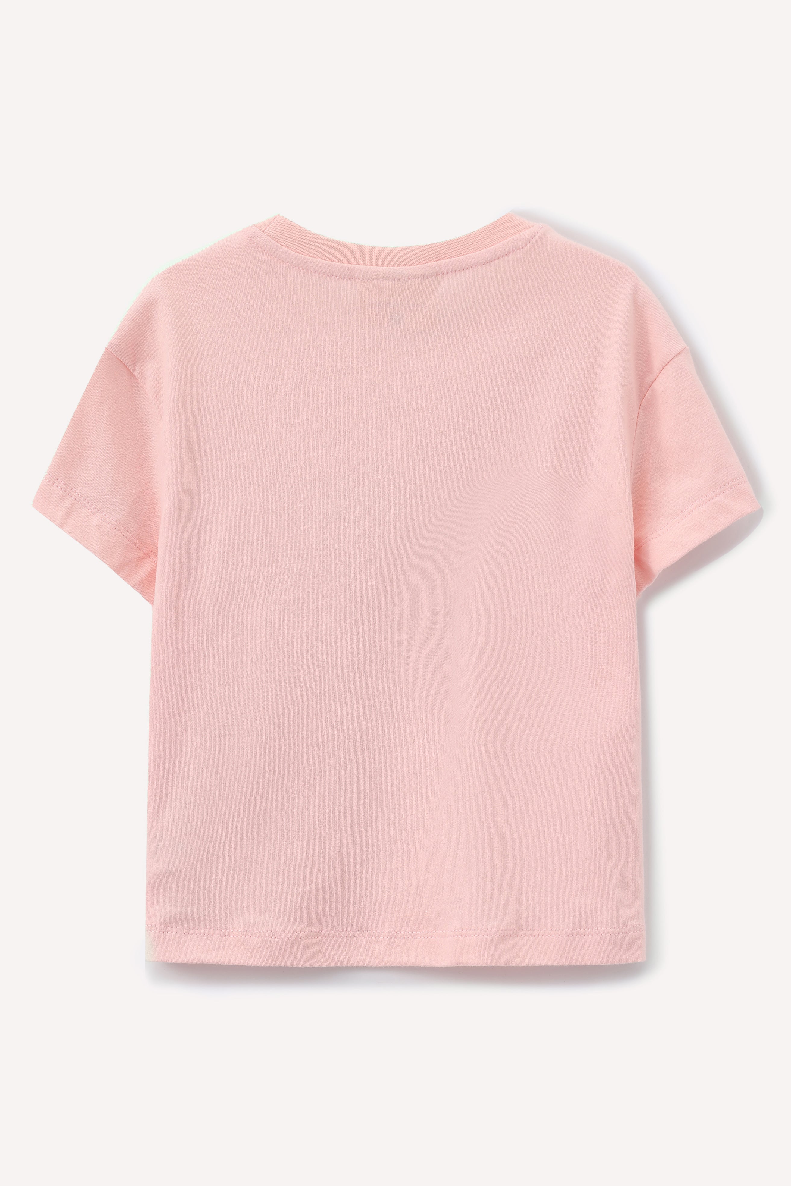 Peach Pop Organic Cotton Cropped Tee