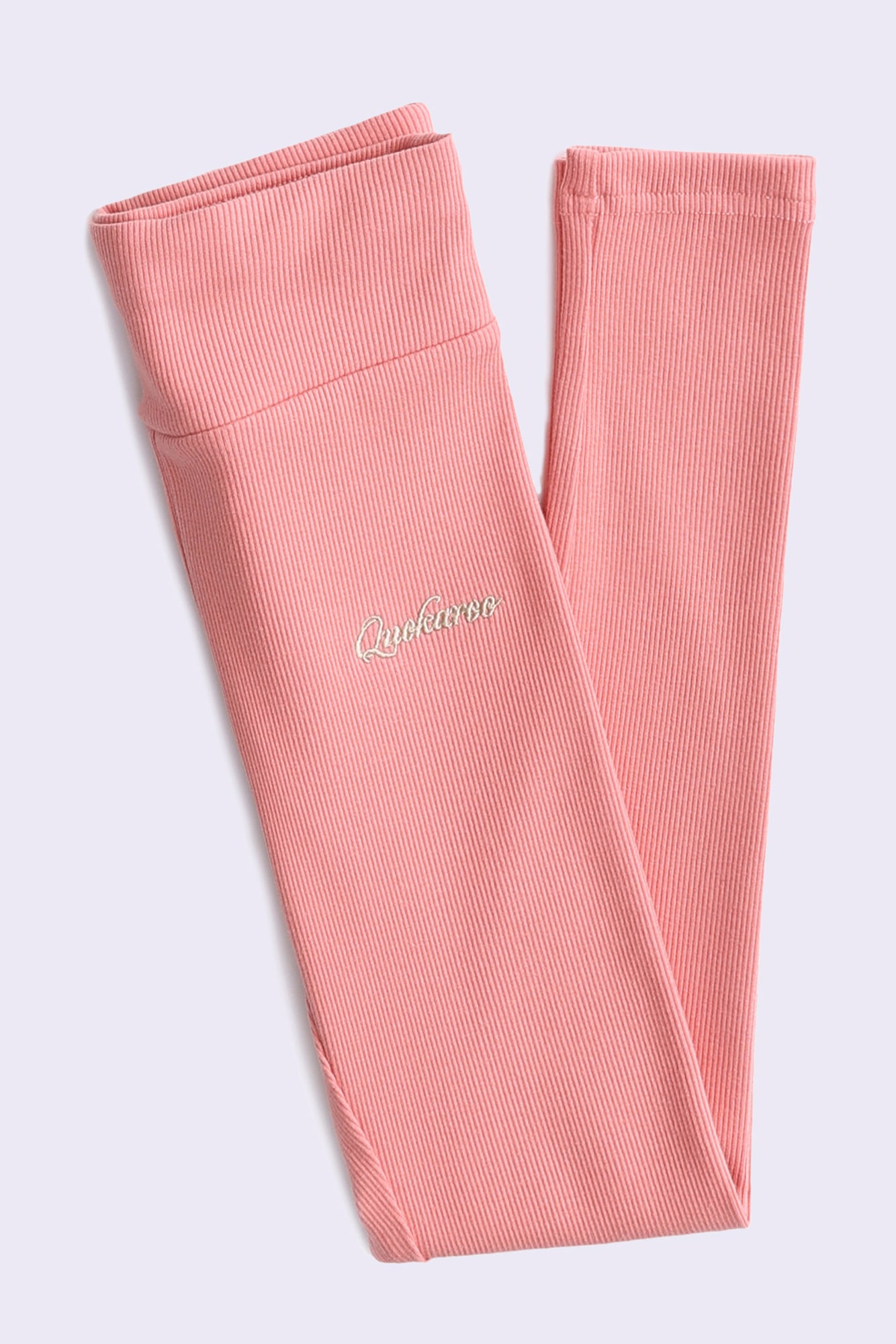MotionCloud Ribbed Ballerina Leggings - Rose Blush