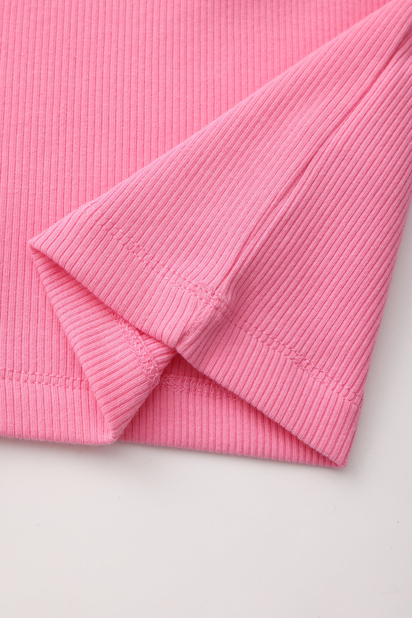 Bubblegum Pink Quokka Ribbed Tank