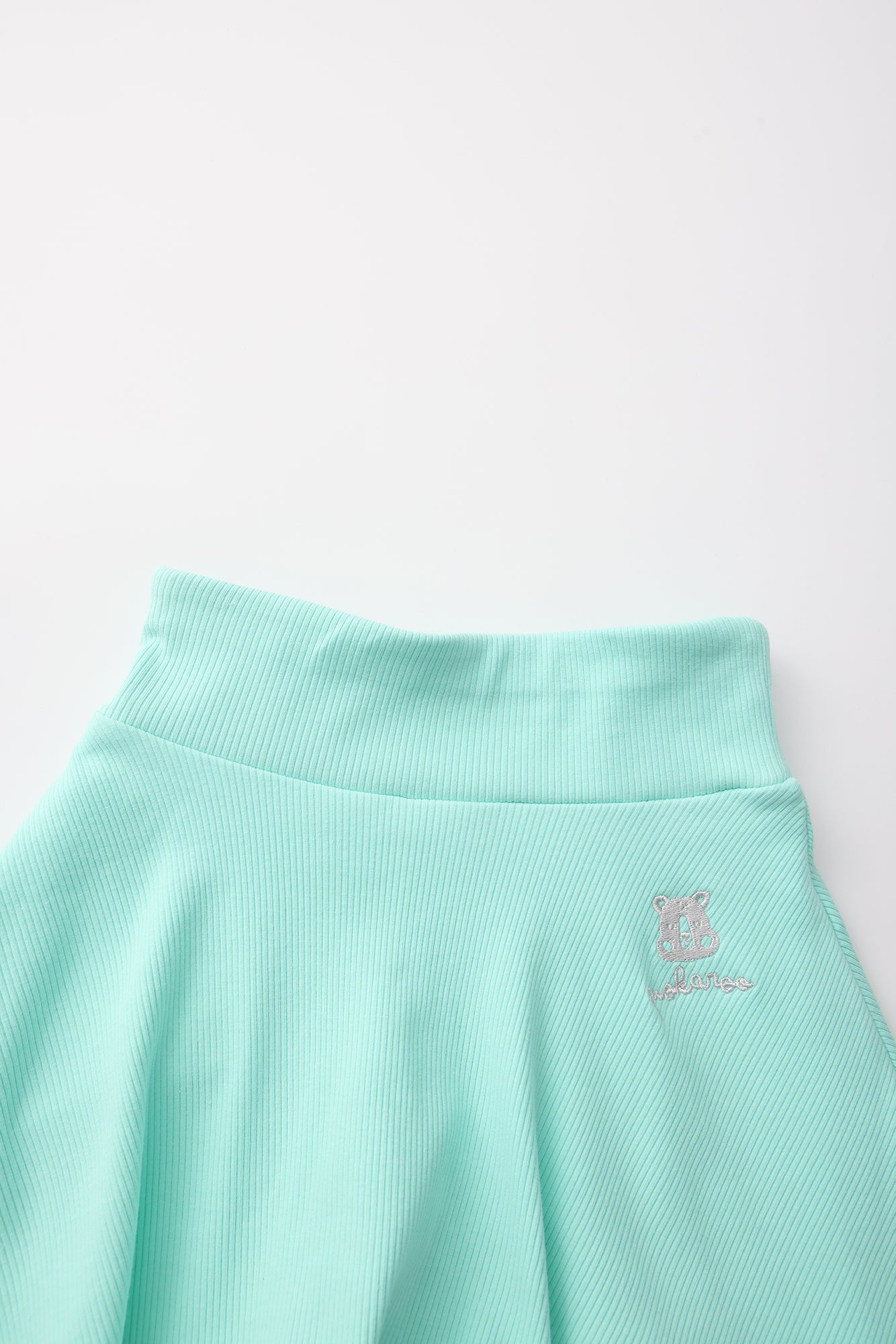 Soda Mint Ribbed Play Skort