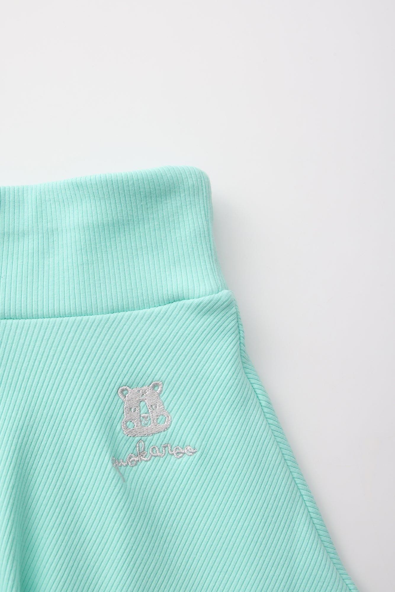 Soda Mint Ribbed Play Skort