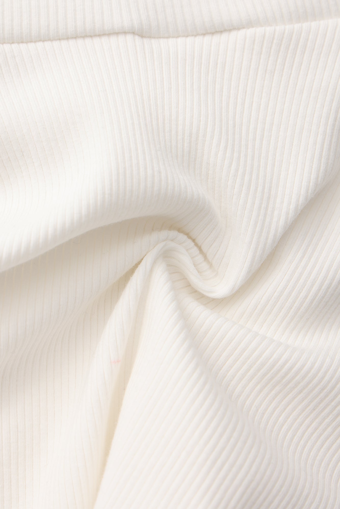 Brilliant White Ribbed Play Skort