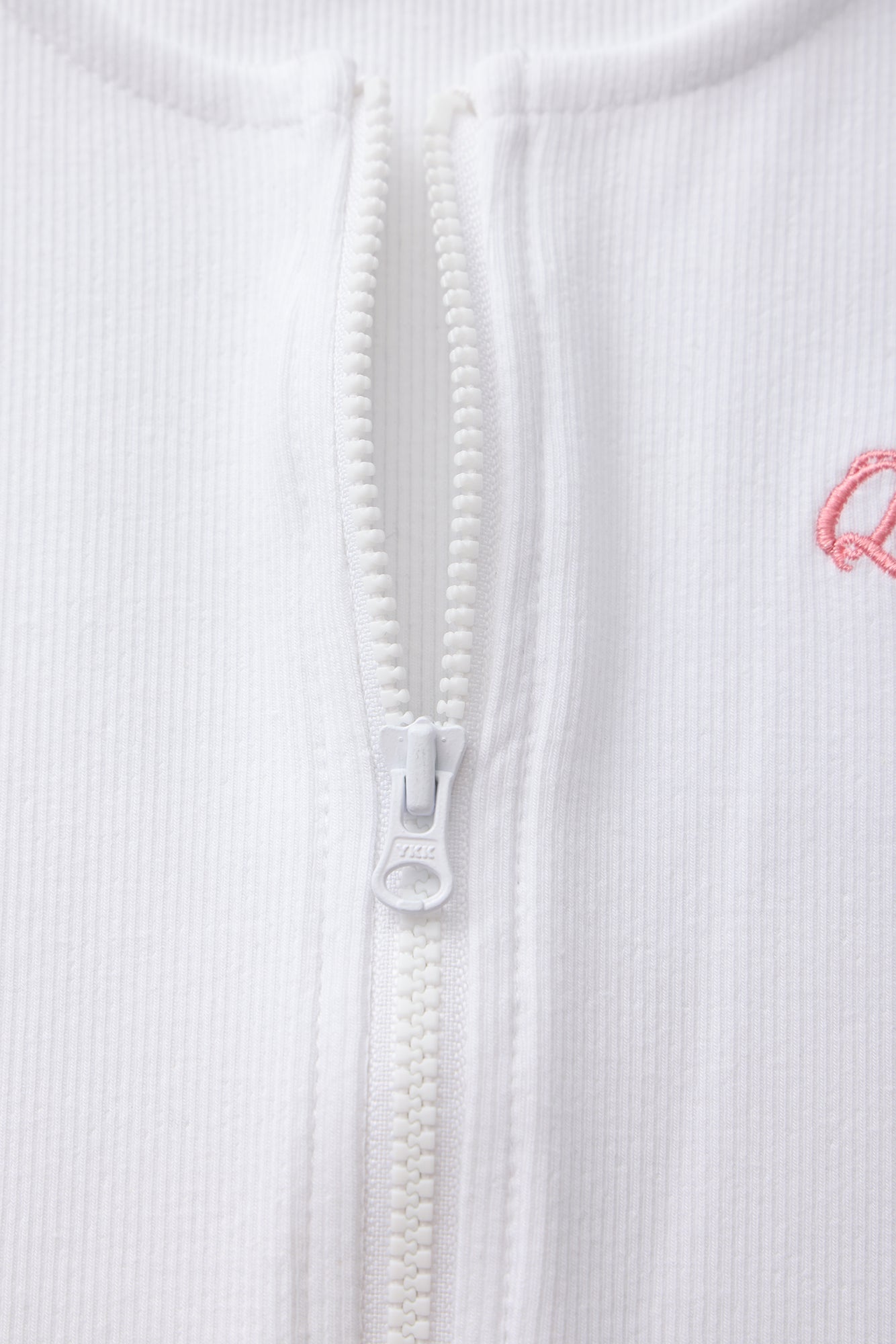 MotionCloud Ribbed Ballerina Zip - Pure White
