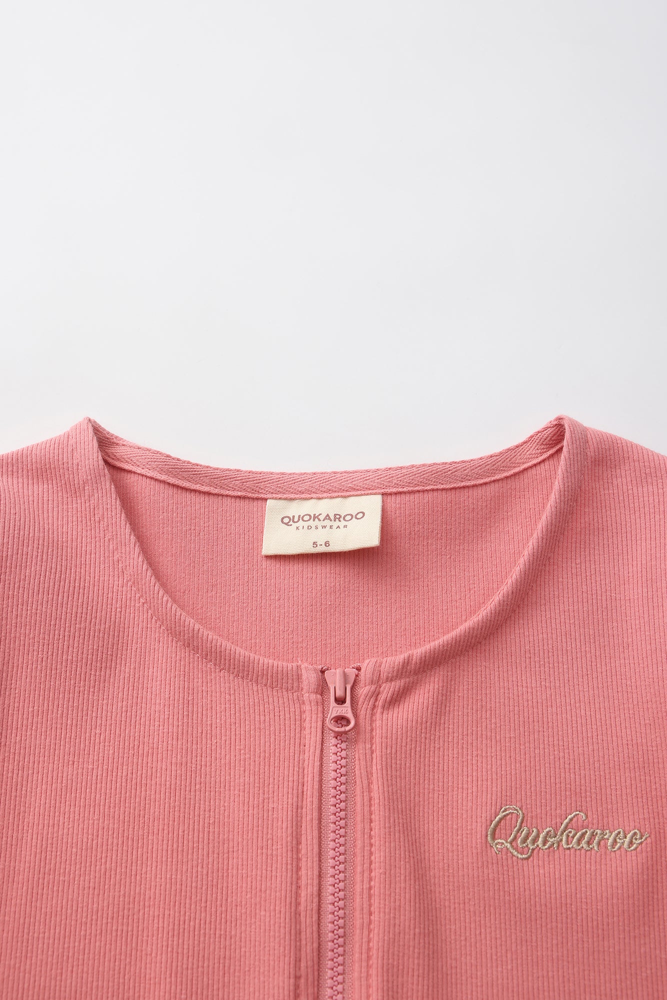 MotionCloud Ribbed Ballerina Zip - Rose Blush