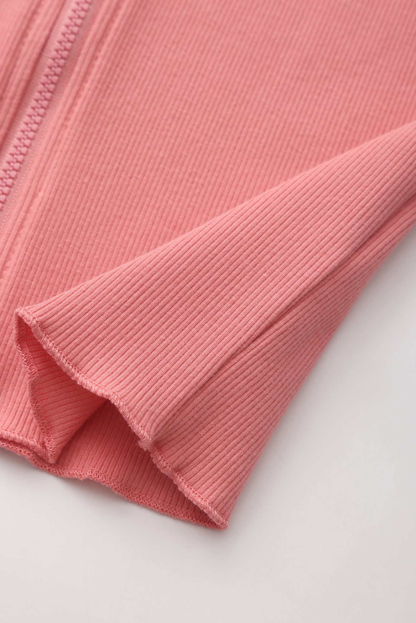 MotionCloud Ribbed Ballerina Zip - Rose Blush