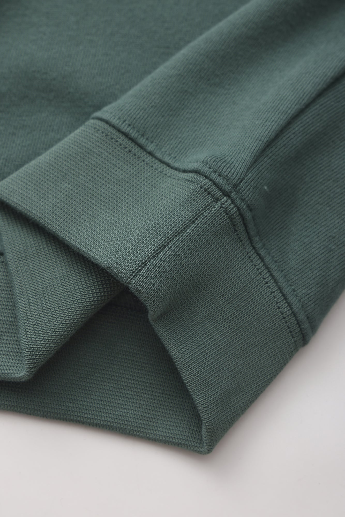 QuokkaJoy French Terry Crew Neck Pullover - Ranger Green