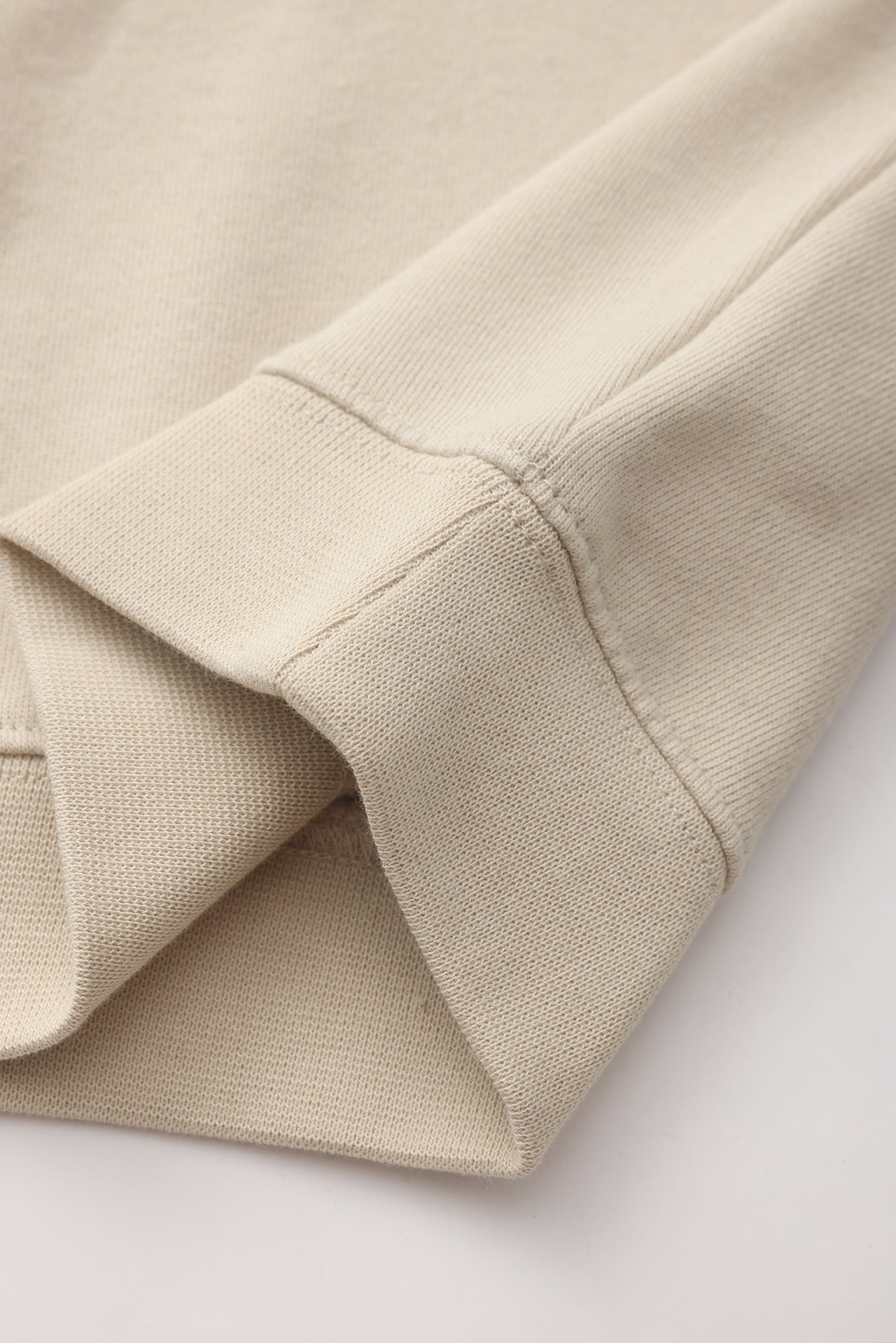 QuokkaJoy French Terry Crew Neck Pullover - Warm Sand