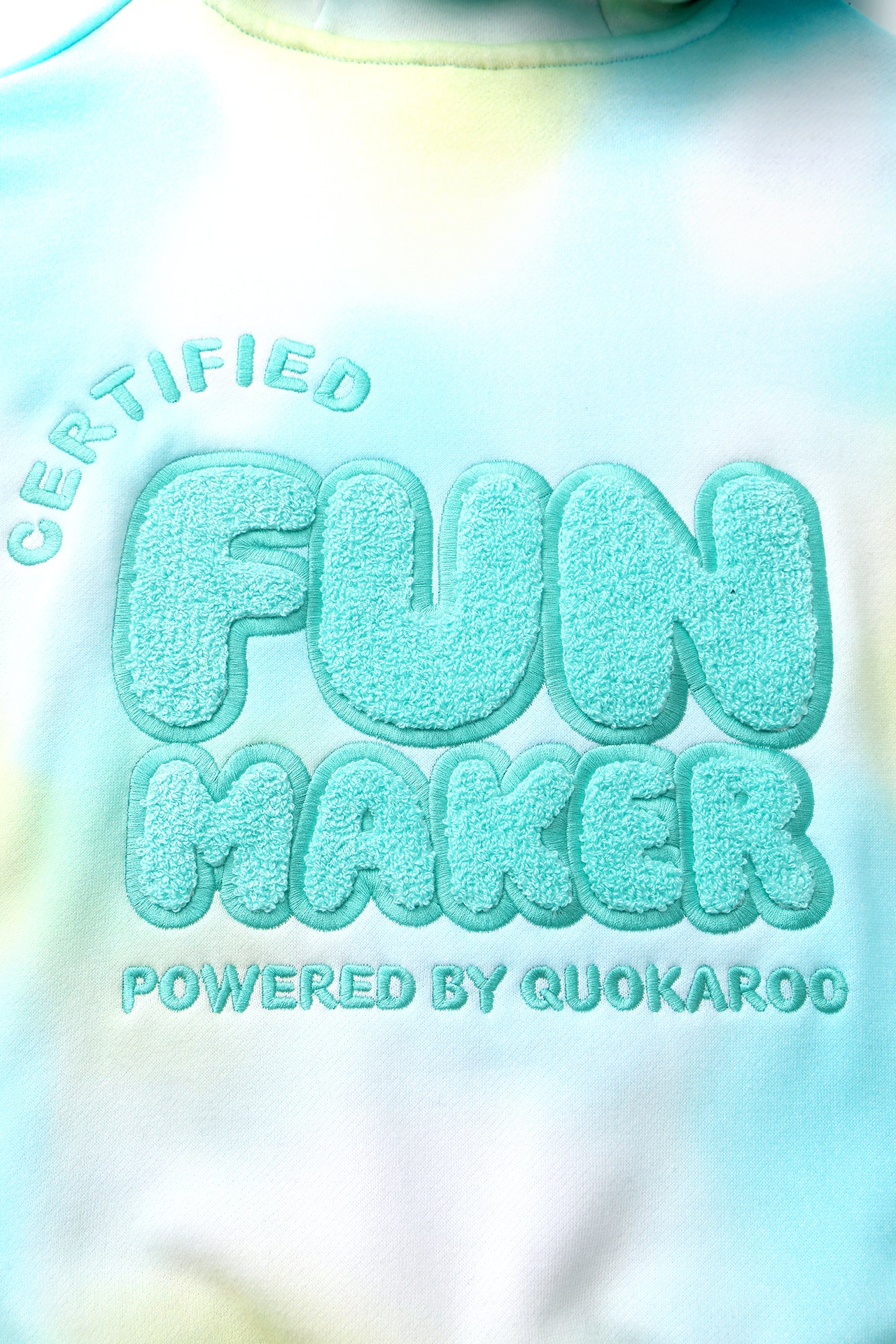 JOY SPREADER Extra Soft Fleece Hoodie - Aqua Rush