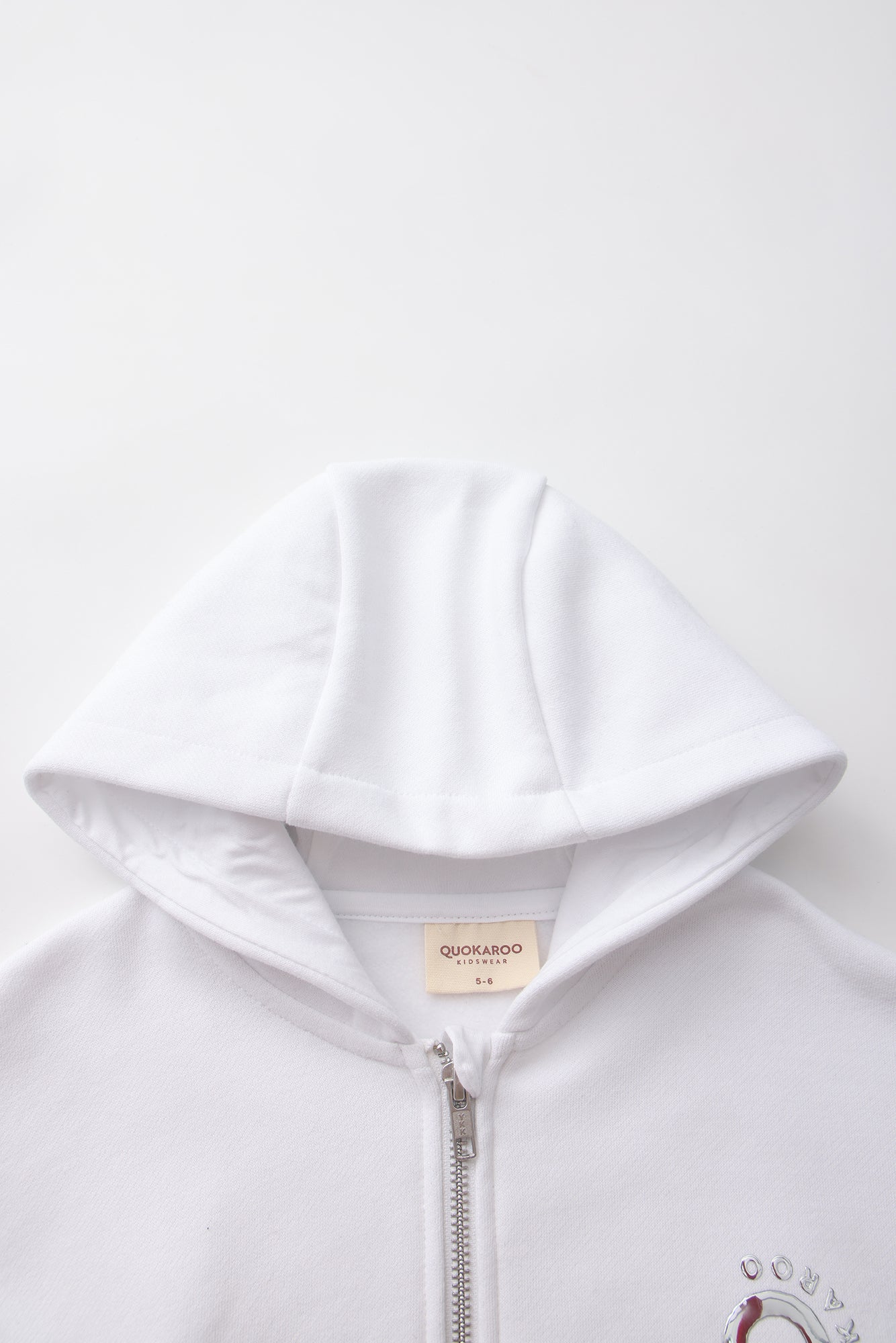 MotionCloud Fleece Zip Hoodie - Brilliant White
