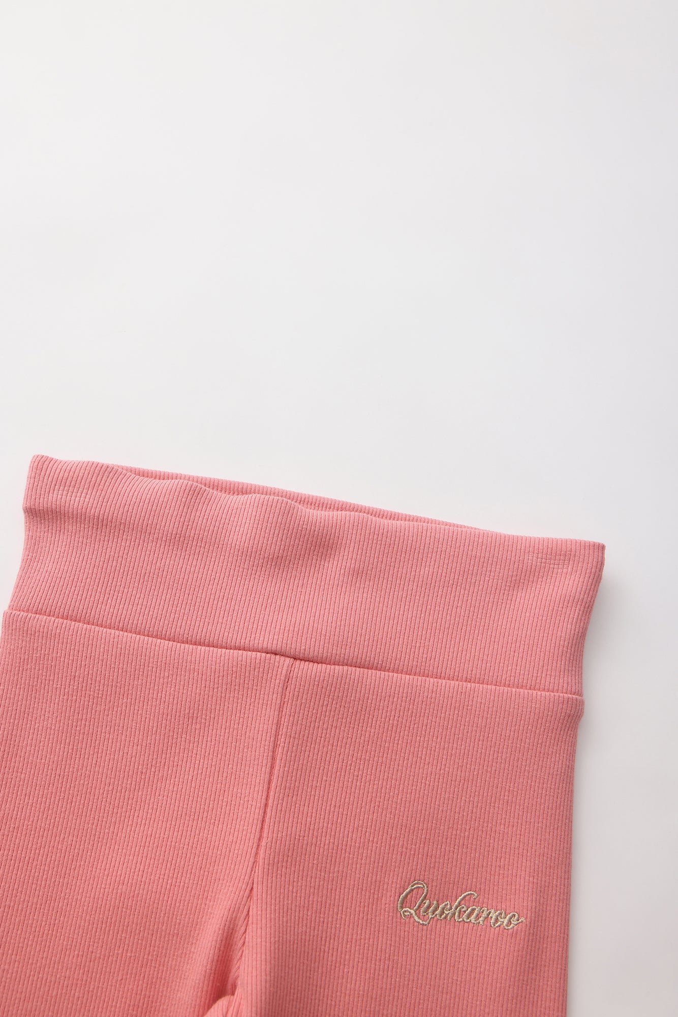 MotionCloud Ribbed Ballerina Leggings - Rose Blush