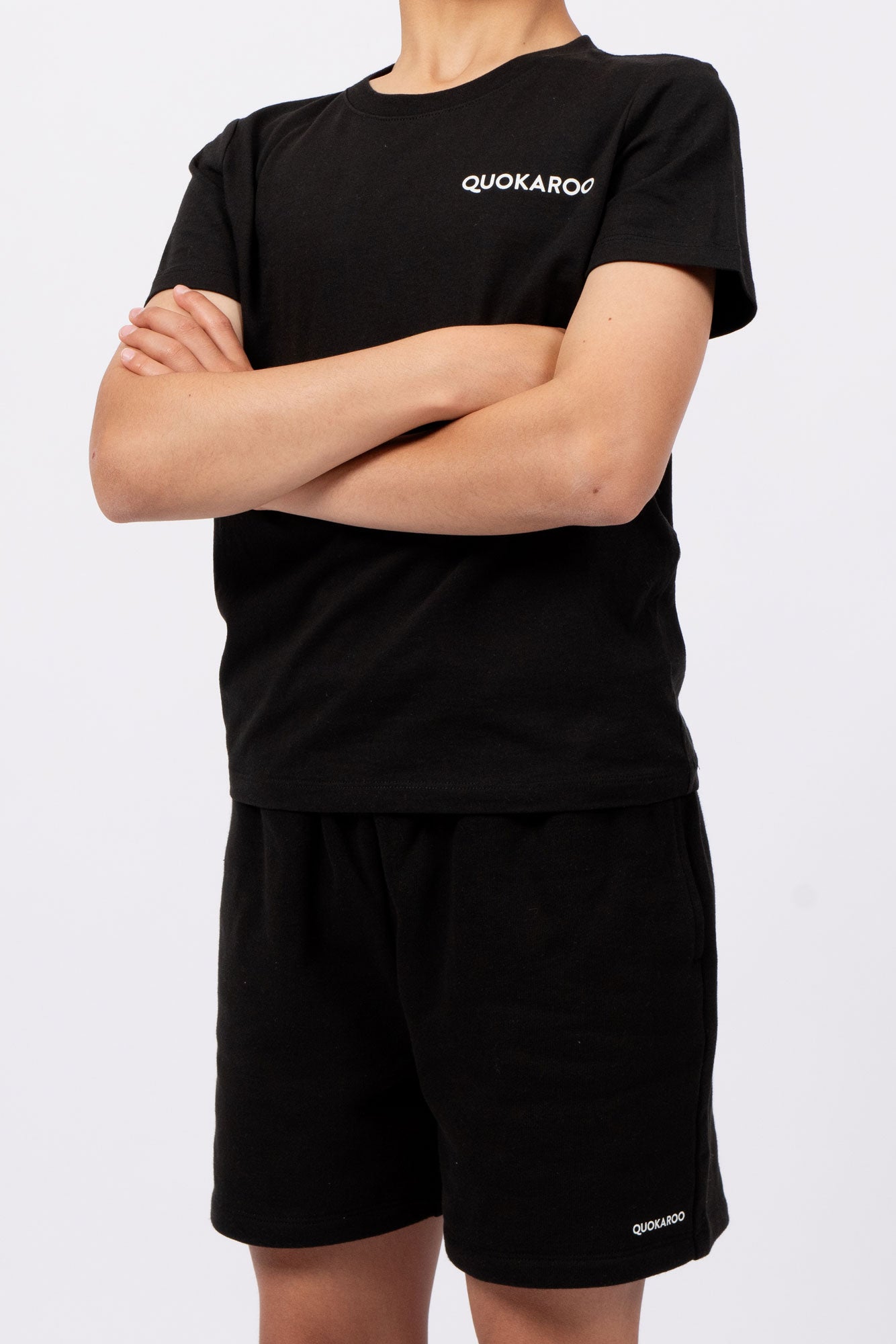 Cosmic Black French Terry Classic Shorts