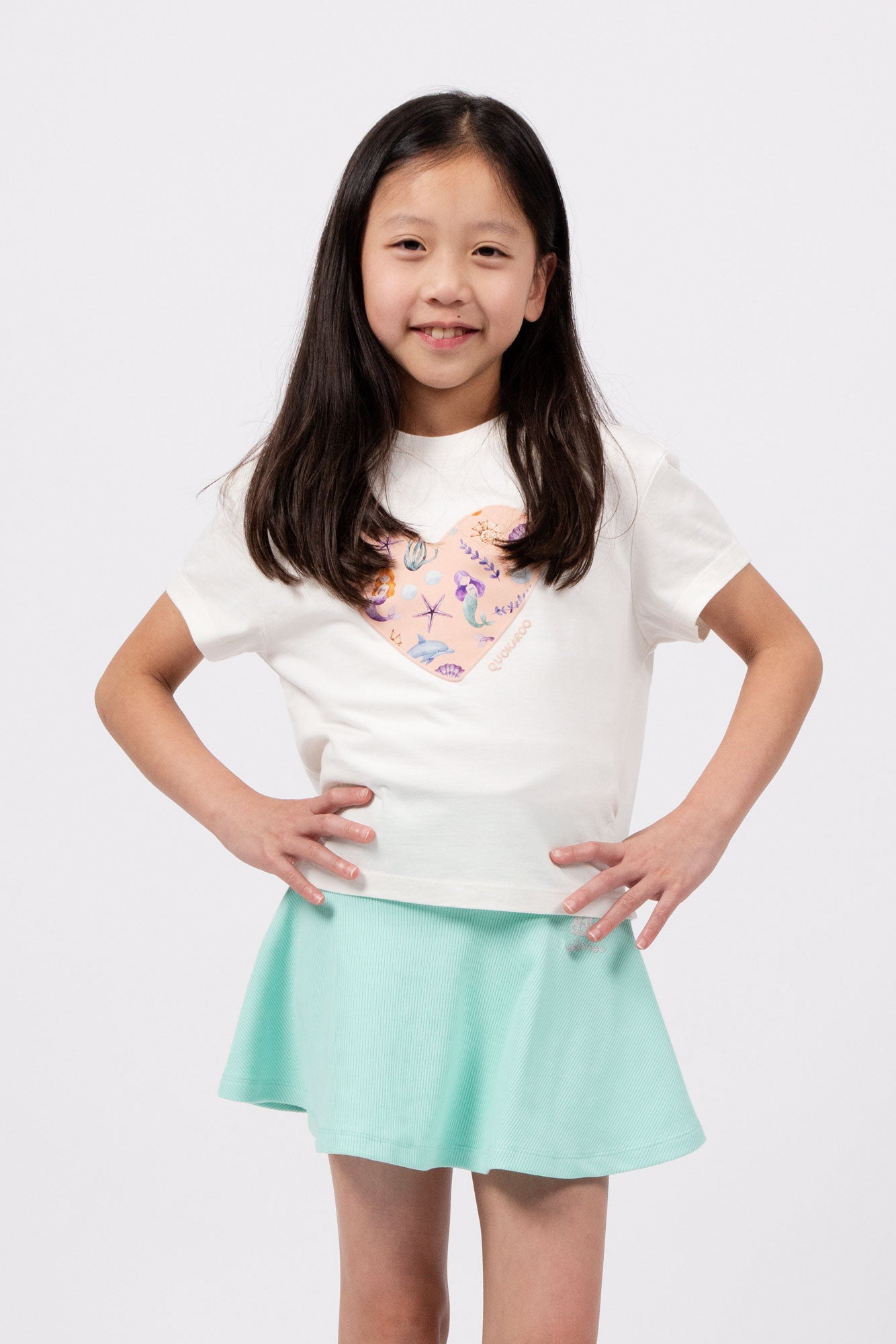 Mermaid Dreams Organic Cotton Cropped Tee