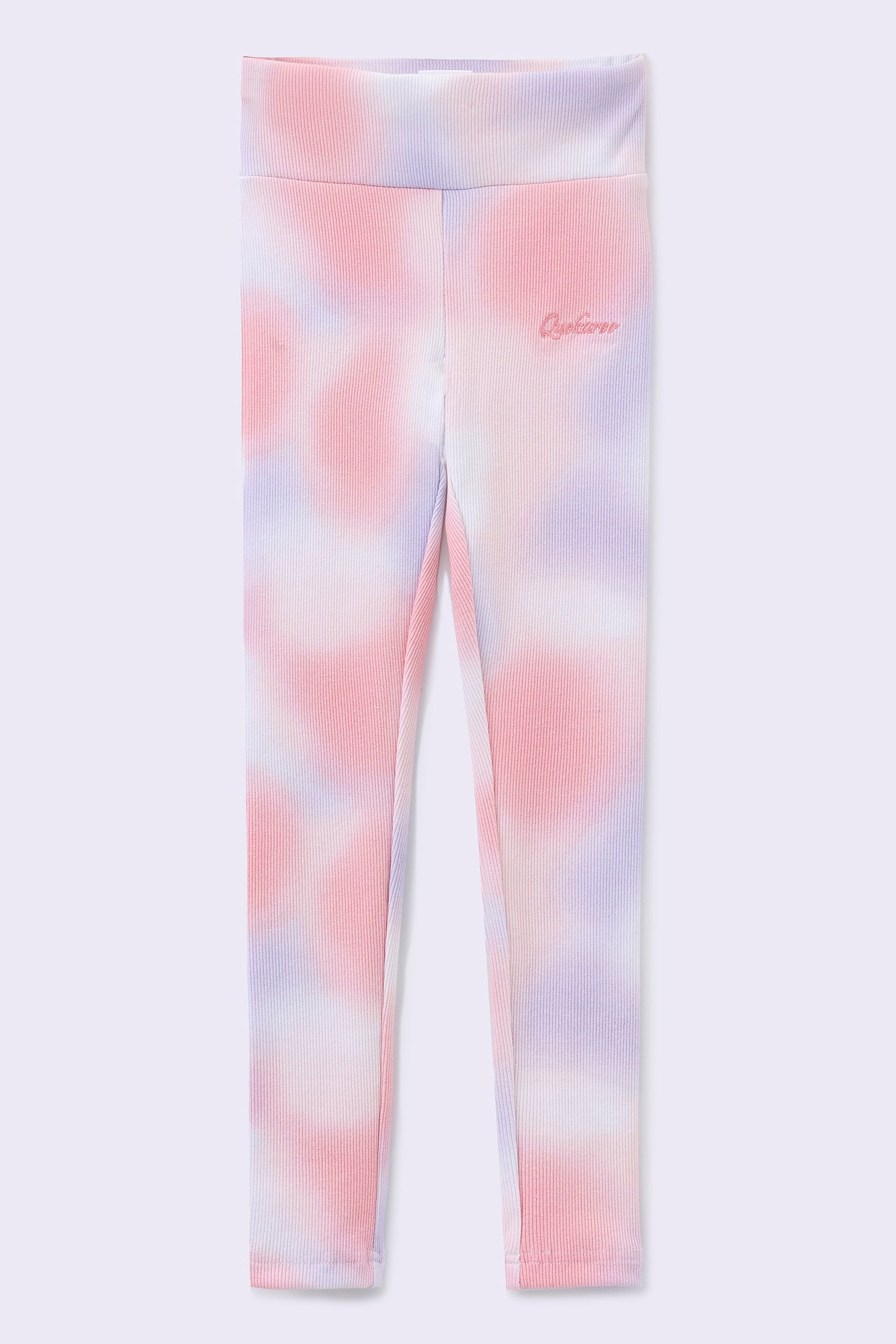 MotionCloud Ribbed Ballerina Leggings - Fairy Floss