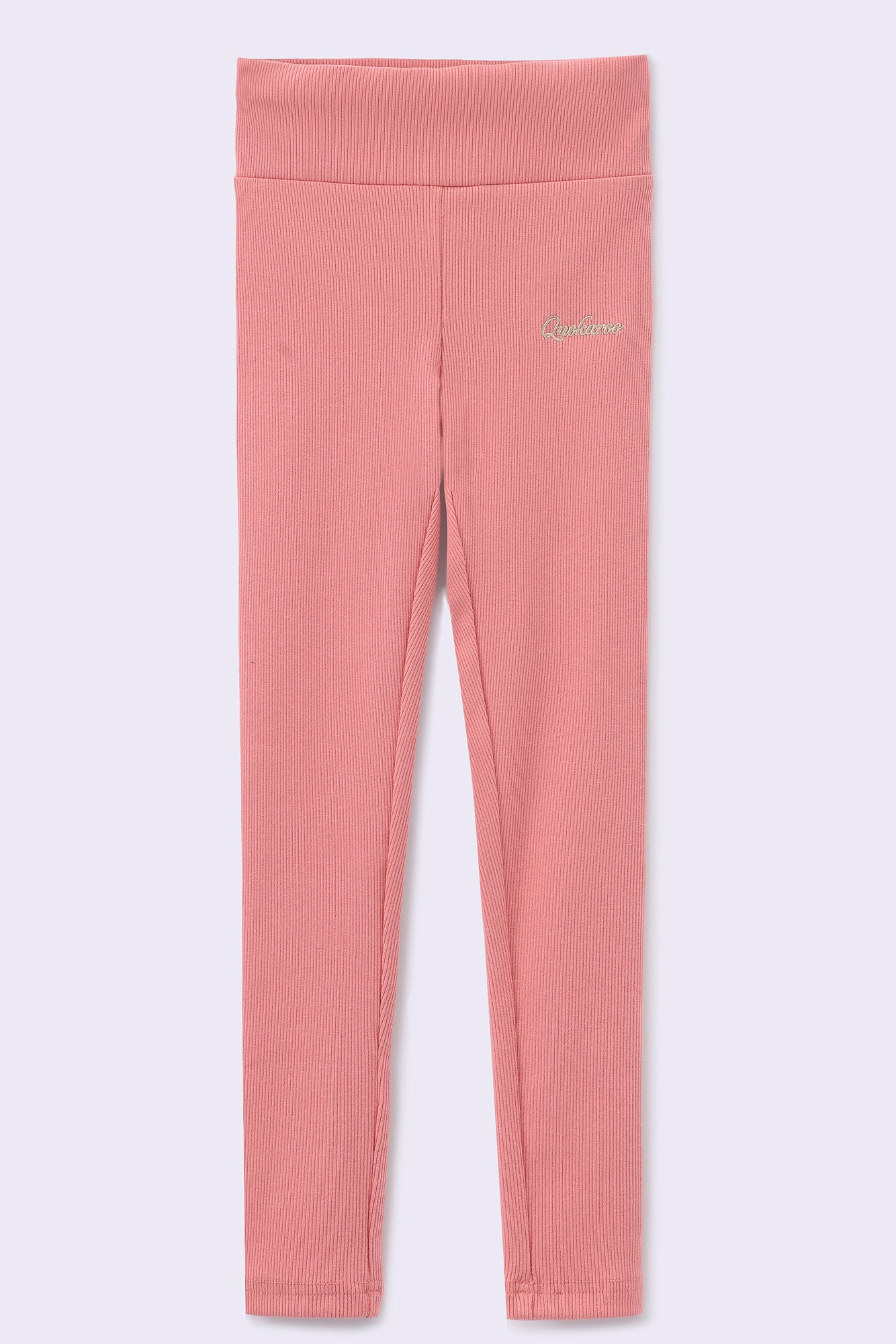 MotionCloud Ribbed Ballerina Leggings - Rose Blush