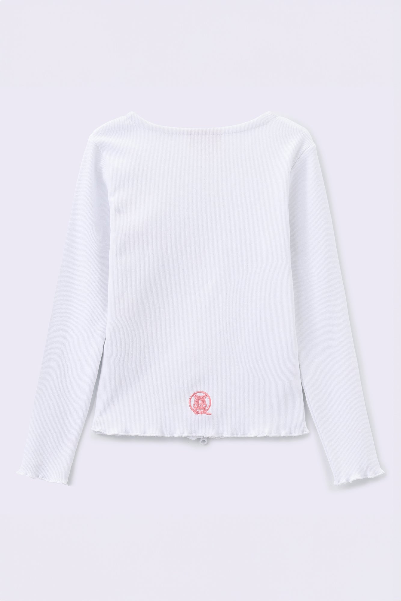 MotionCloud Ribbed Ballerina Zip - Pure White
