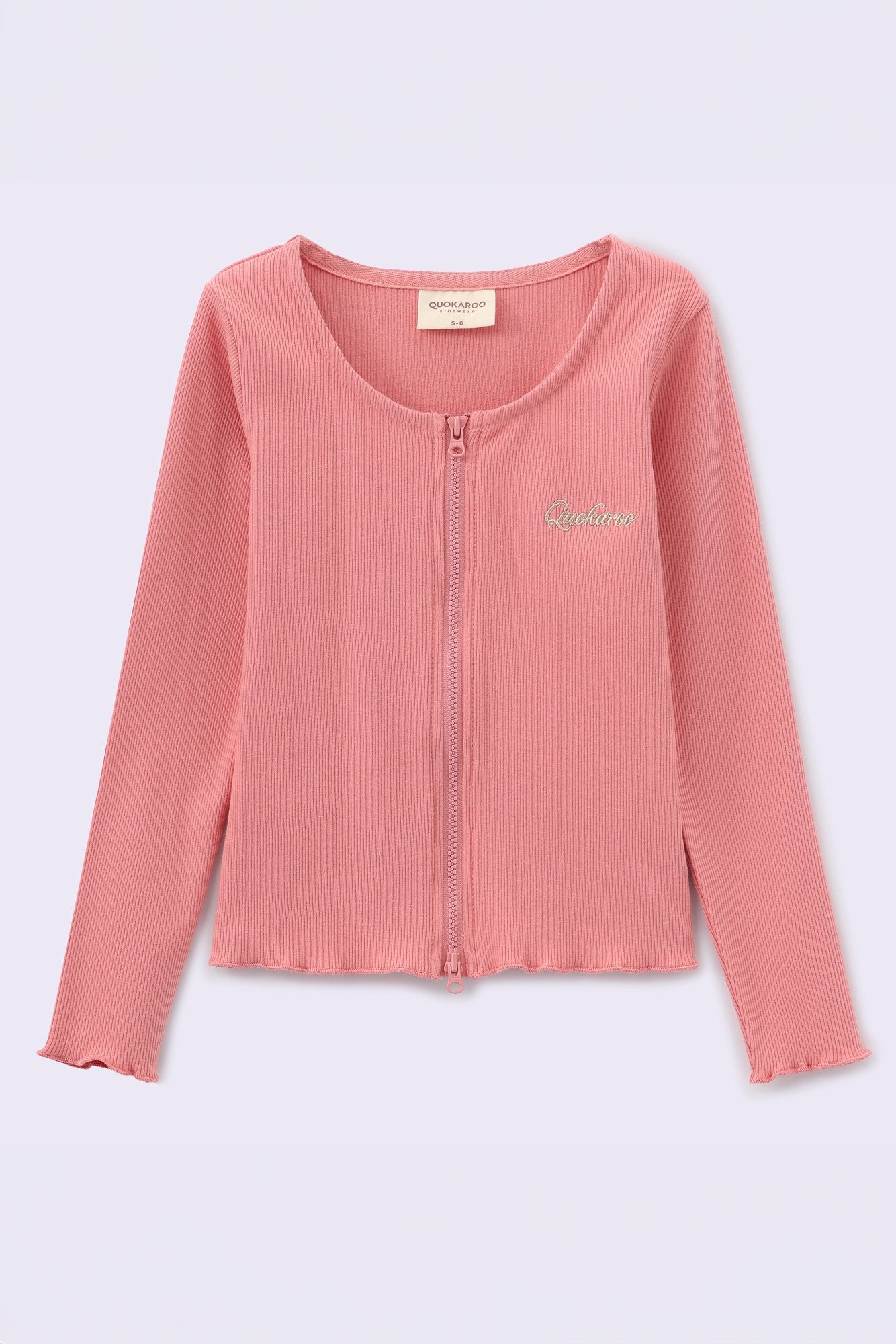 MotionCloud Ribbed Ballerina Zip - Rose Blush
