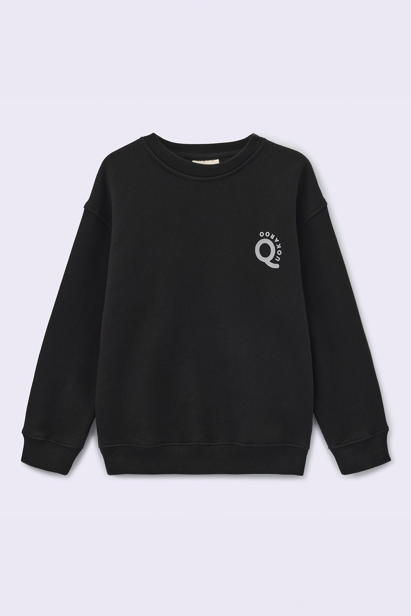 JOY RIDE ONLY Extra Soft Fleece Crew Neck Pullover - Cosmic Black