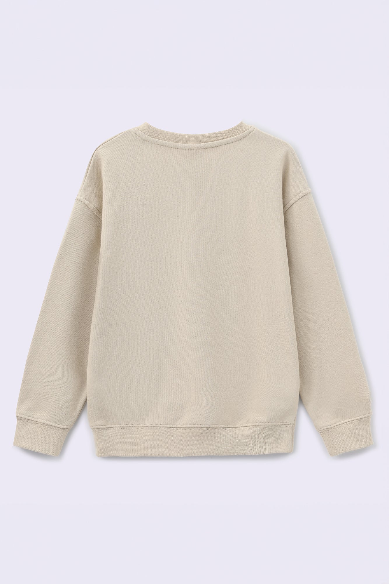 QuokkaJoy French Terry Crew Neck Pullover - Warm Sand