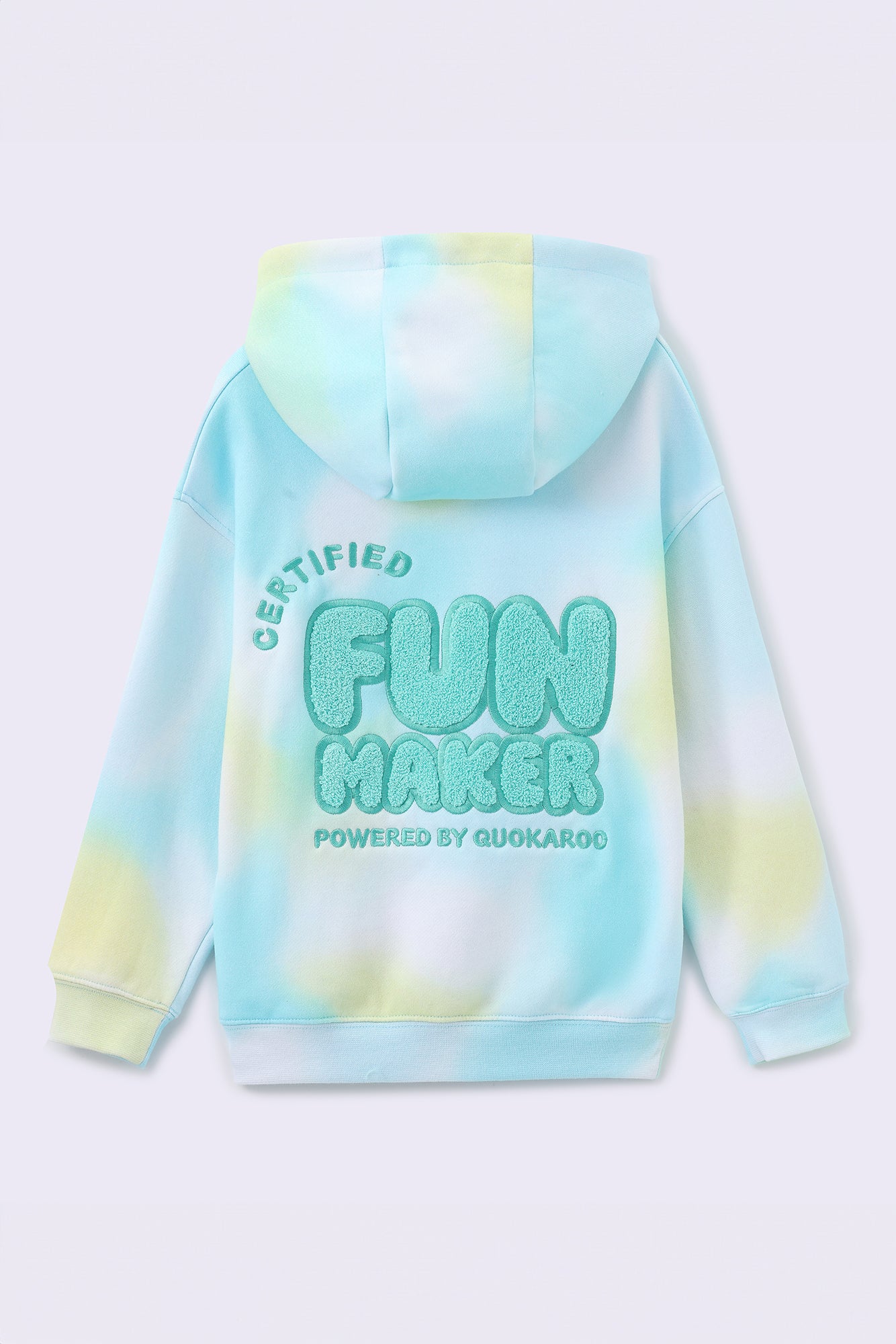 JOY SPREADER Extra Soft Fleece Hoodie - Aqua Rush