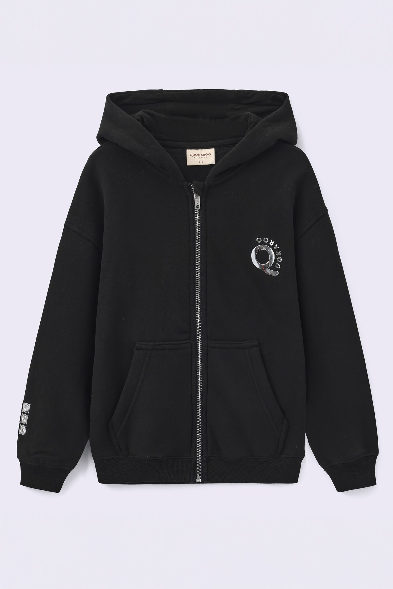 MotionCloud Fleece Zip Hoodie  - Cosmic Black