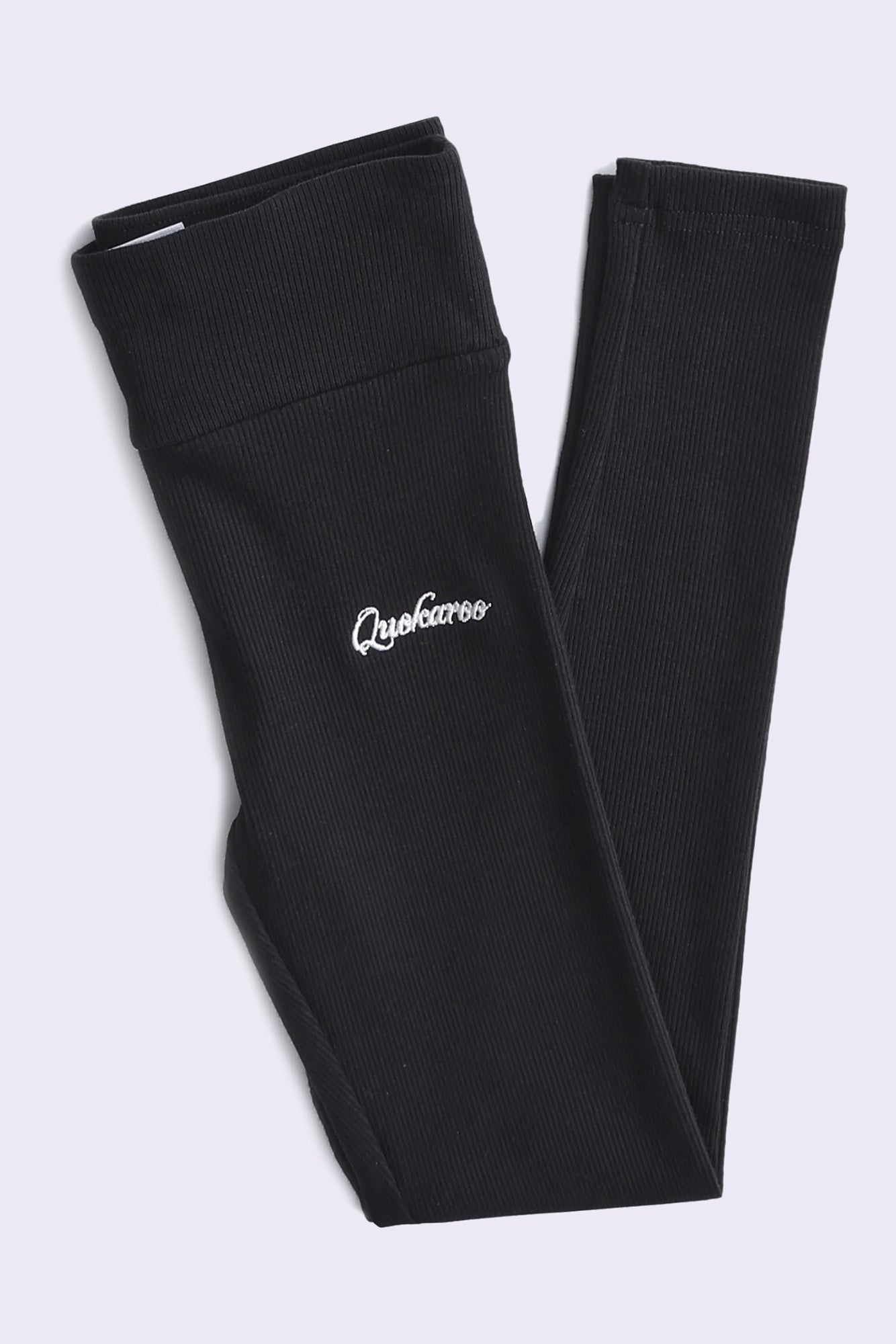 MotionCloud Ribbed Ballerina Leggings - Nior Black