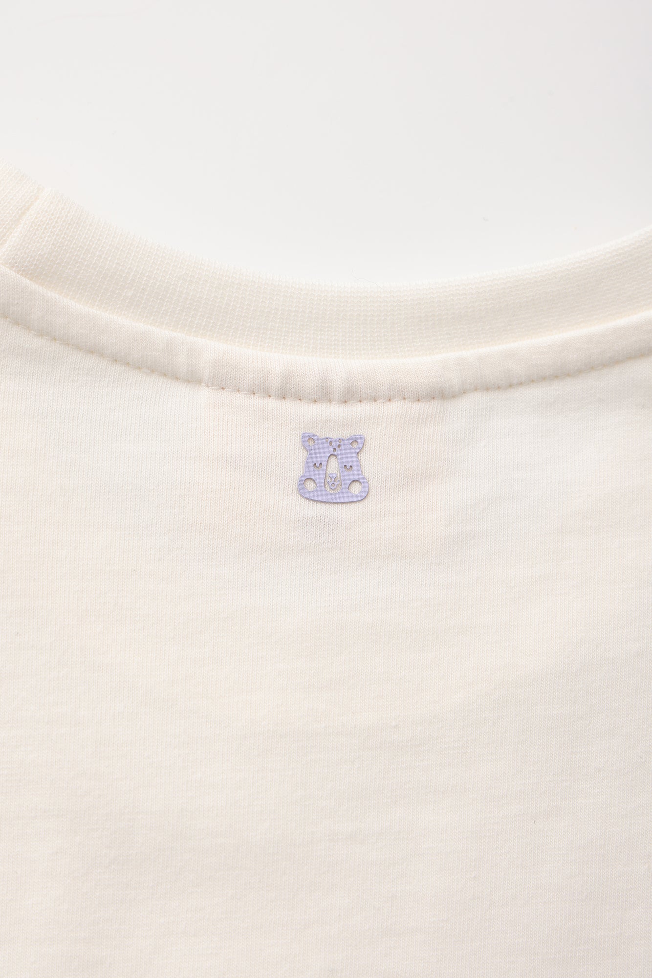 Jacaranda Bunny Organic Cotton Cropped Tee