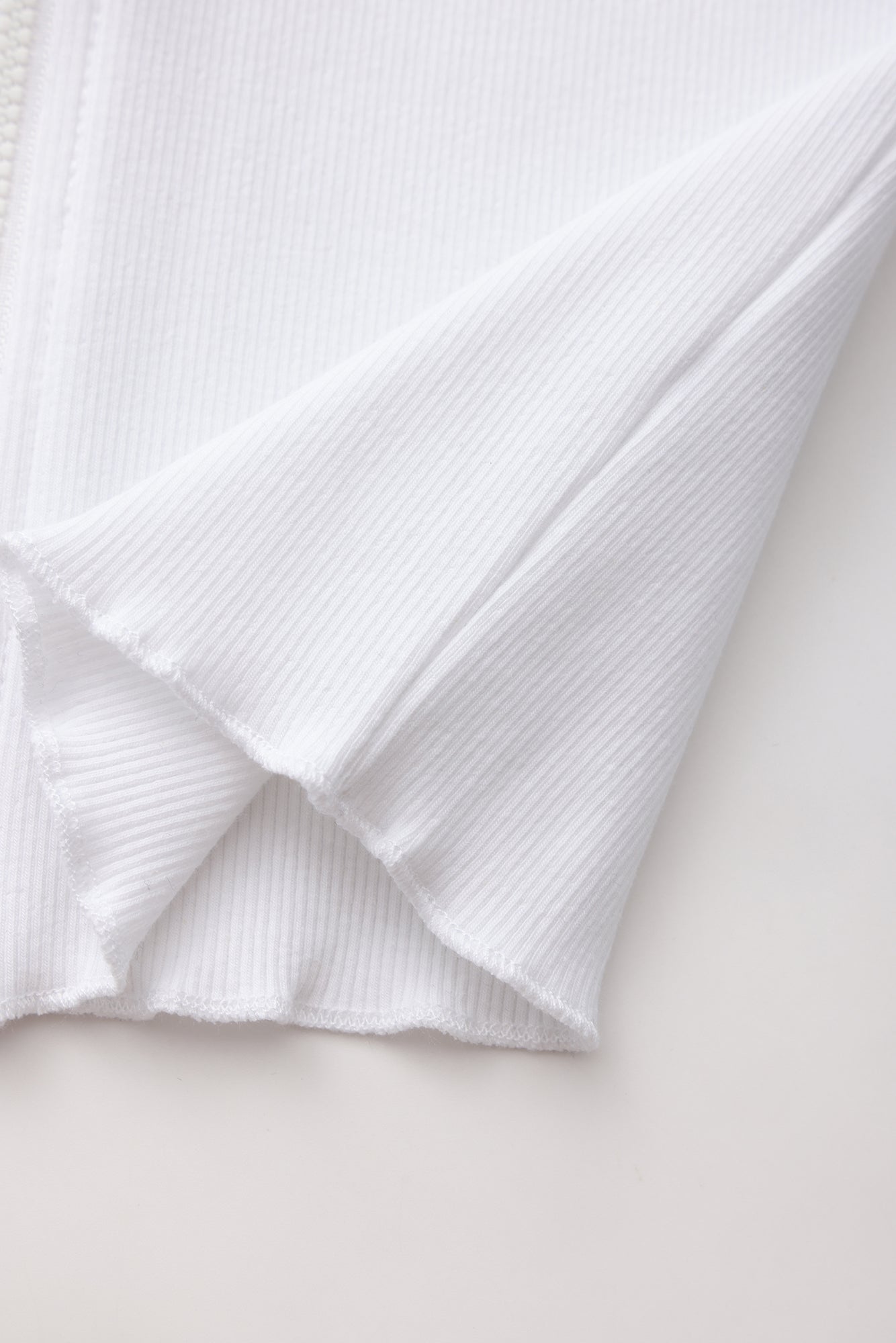 MotionCloud Ribbed Ballerina Zip - Pure White