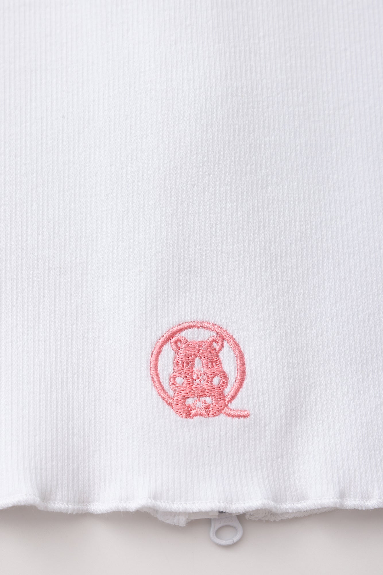 MotionCloud Ribbed Ballerina Zip - Pure White