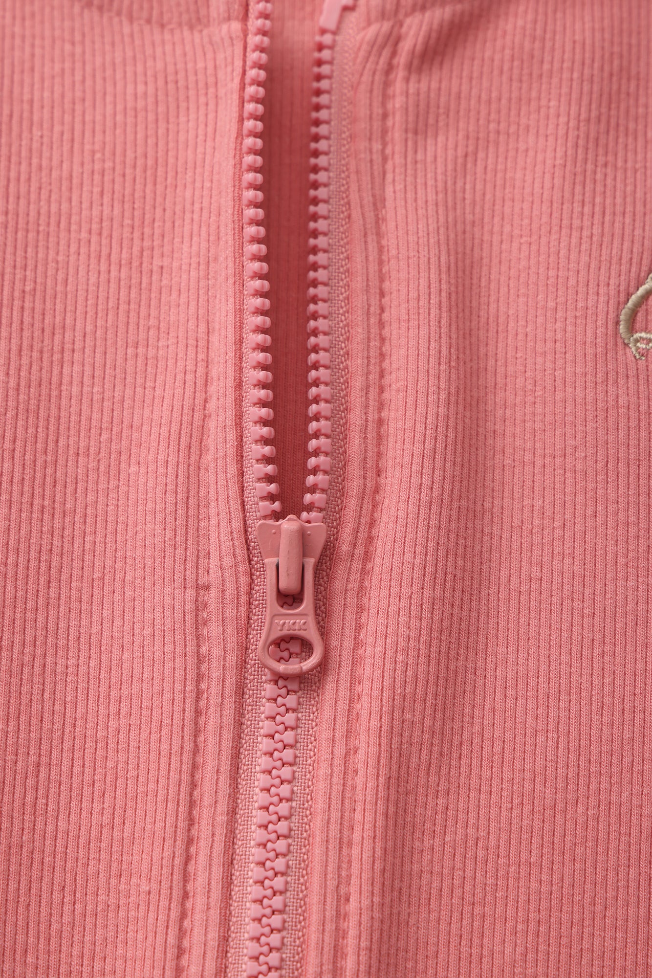 MotionCloud Ribbed Ballerina Zip - Rose Blush