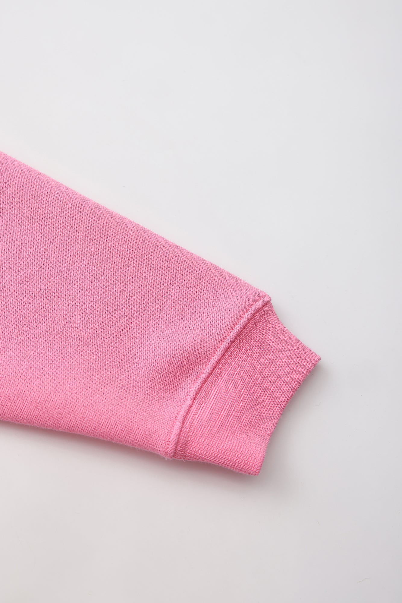 FAIRY SPRINKLE JOY Extra Soft Fleece Crew Neck Pullover - Frosting Pink