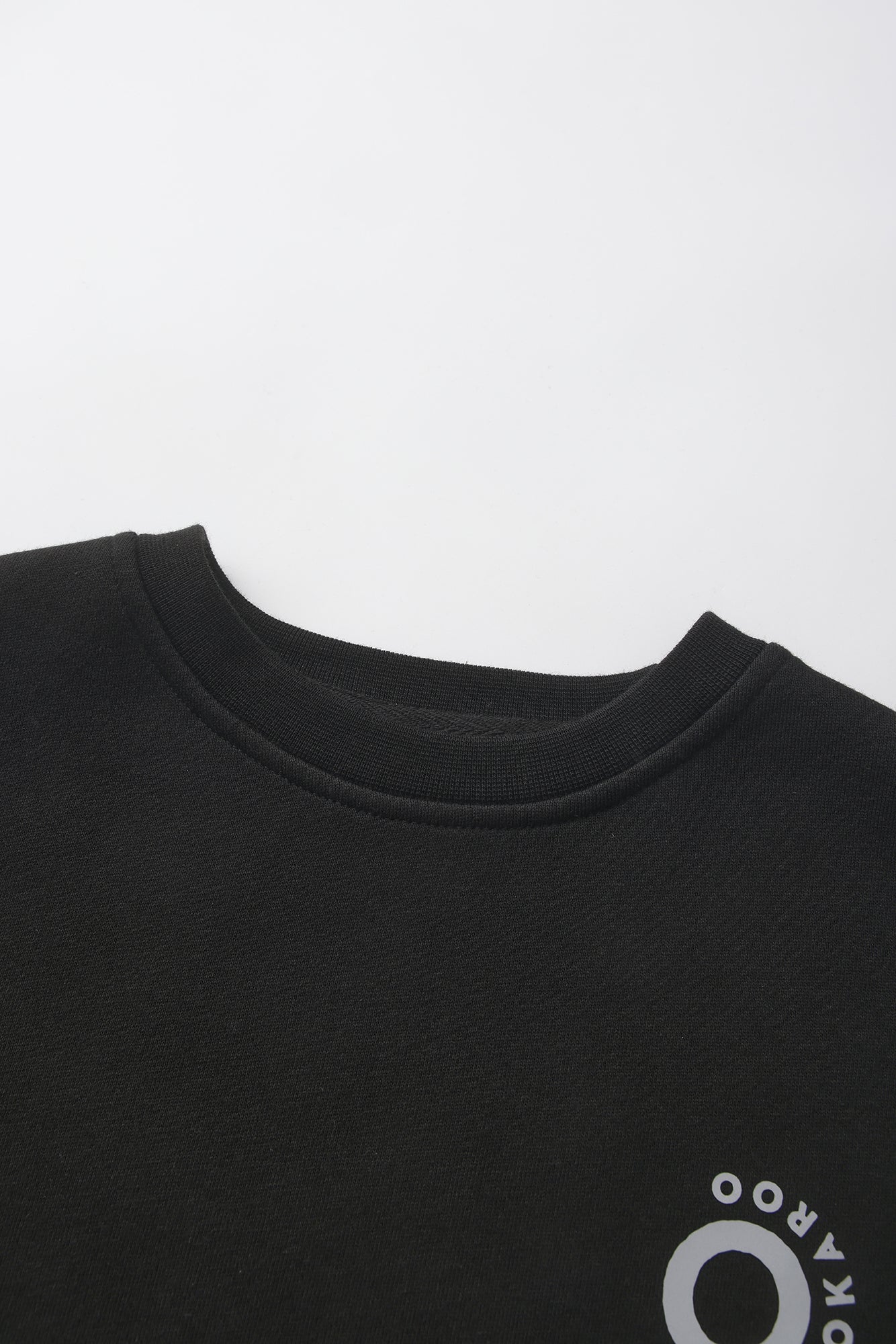 JOY RIDE ONLY Extra Soft Fleece Crew Neck Pullover - Cosmic Black