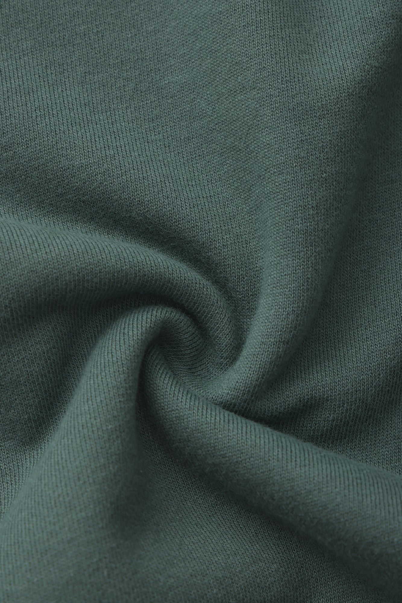 QuokkaJoy French Terry Crew Neck Pullover - Ranger Green
