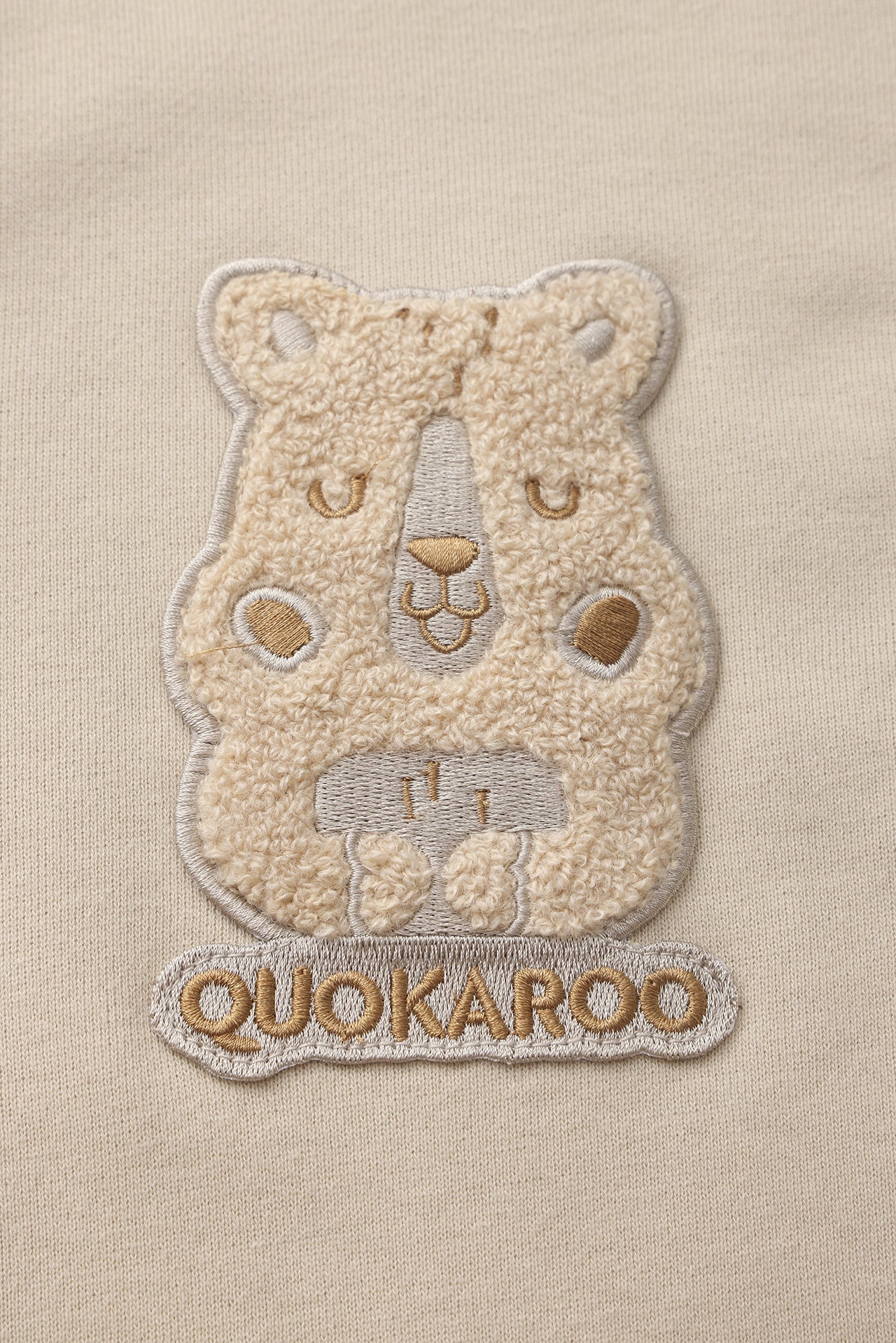 QuokkaJoy French Terry Crew Neck Pullover - Warm Sand