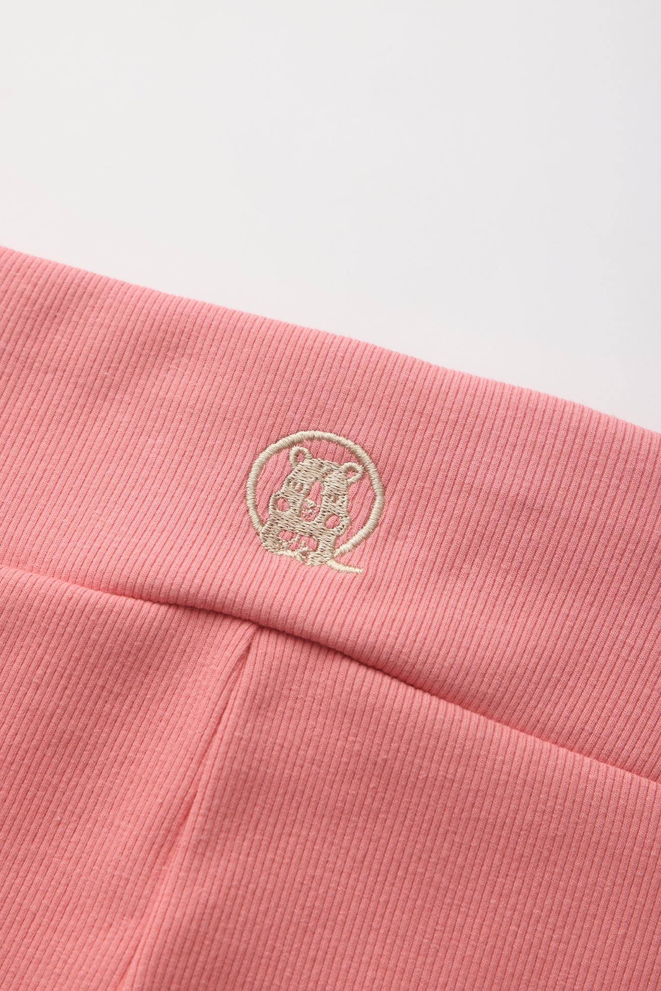 MotionCloud Ribbed Ballerina Leggings - Rose Blush