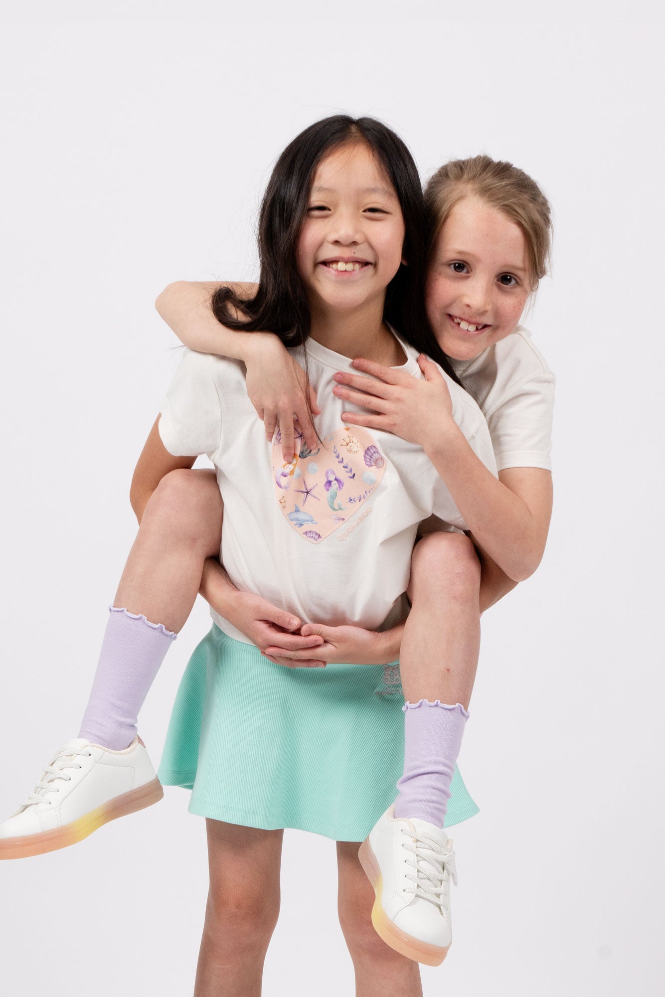 Mermaid Dreams Organic Cotton Cropped Tee