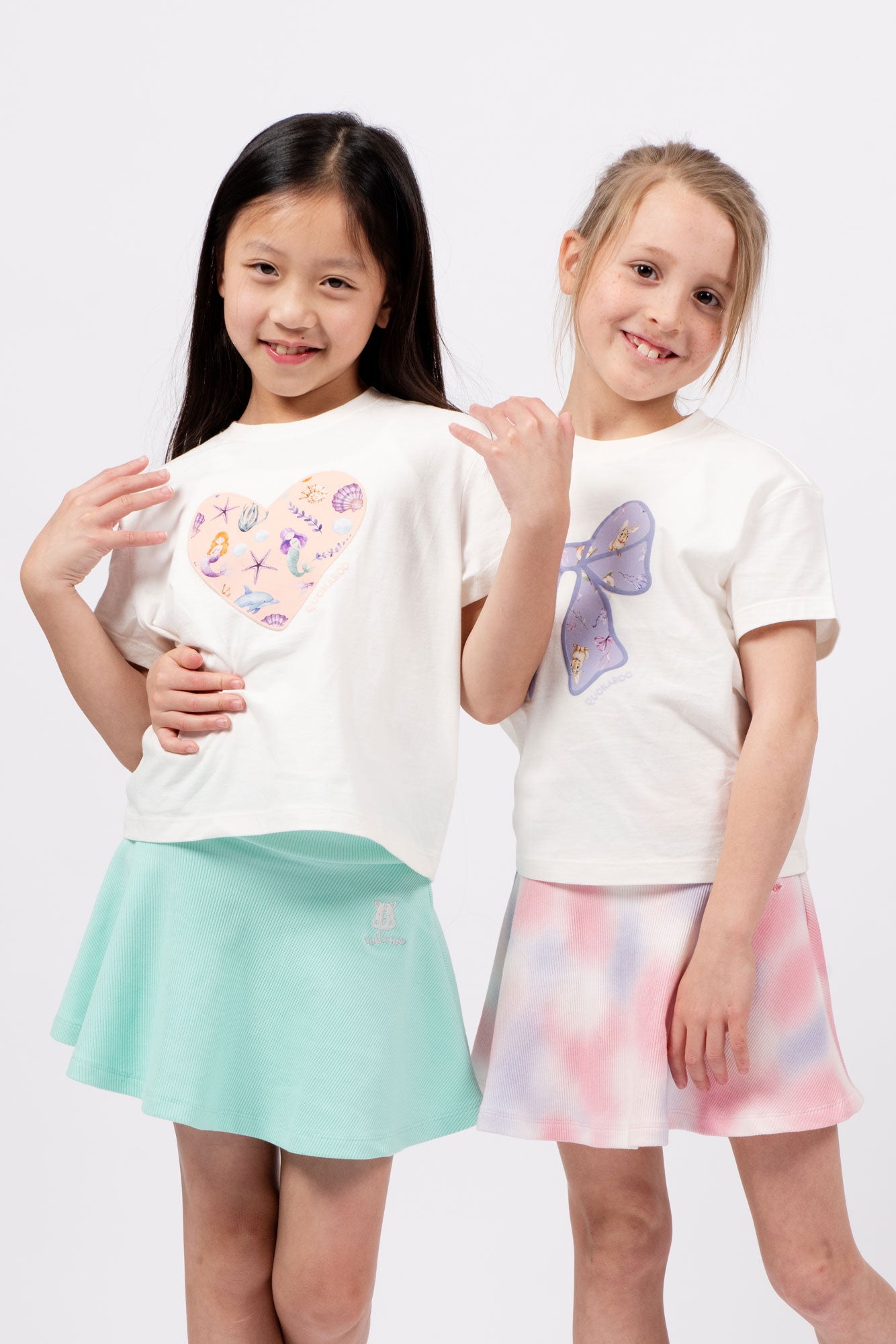 Soda Mint Ribbed Play Skort