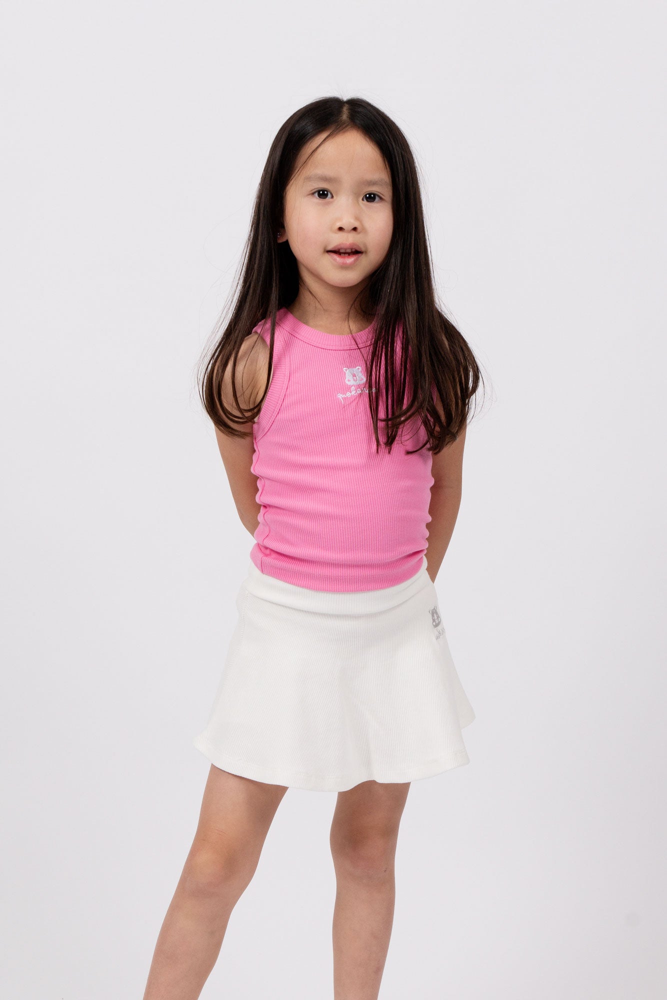 Bubblegum Pink Quokka Ribbed Tank