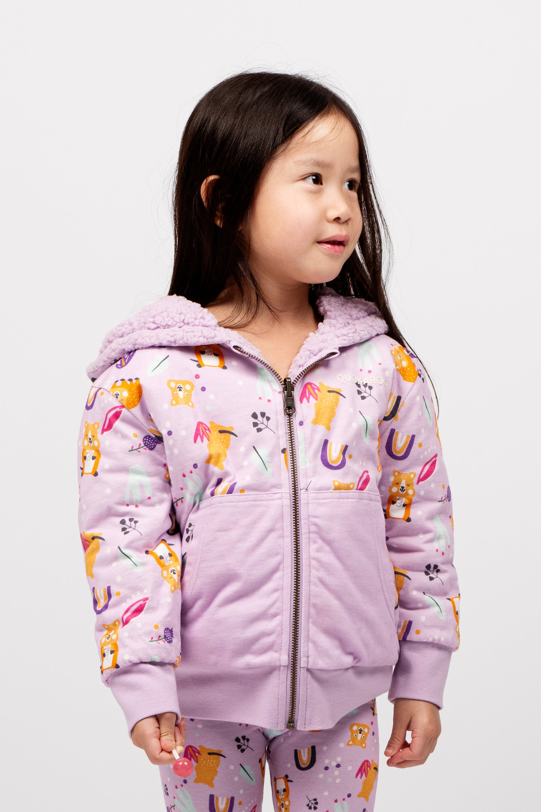 Quokka Cotton Jersey Reversible Zipper