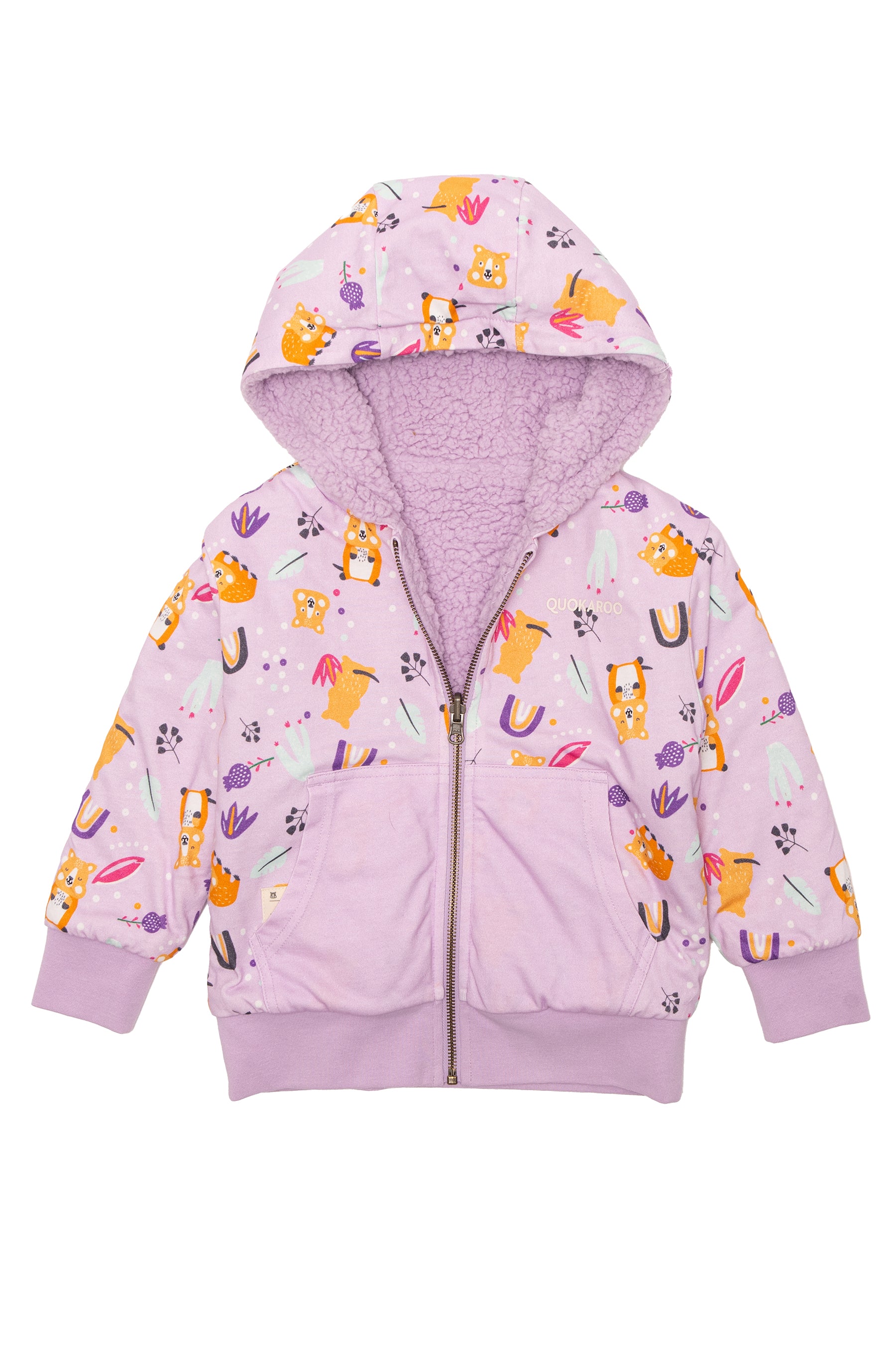 Quokka Cotton Jersey Reversible Zipper
