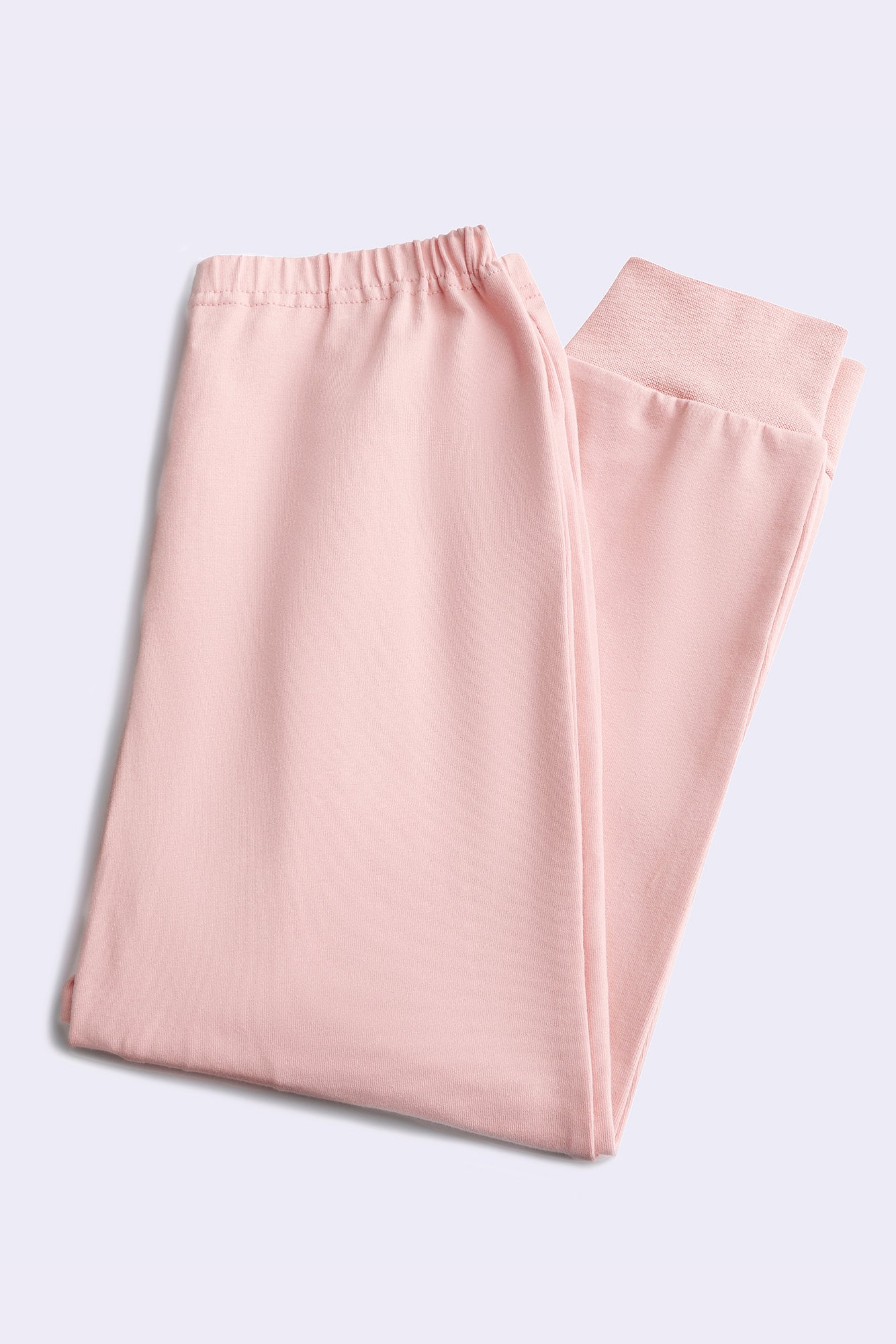 Cozy Cotton Long Sleeve Pj Set - Blush Pink Bunny